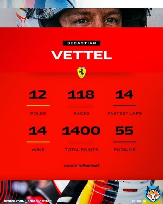 We created history together. Today we go racing one more time   #essereFerrari