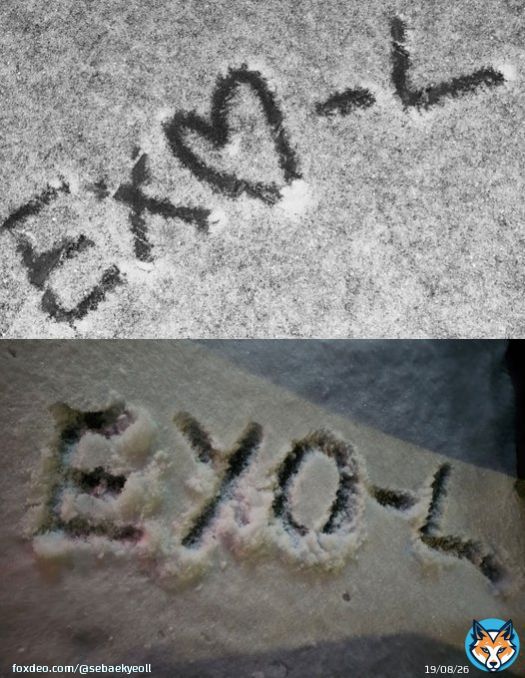 love letters written in the snow by junmyeon and chanyeol