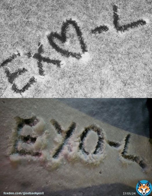 love letters written in the snow by junmyeon and chanyeol