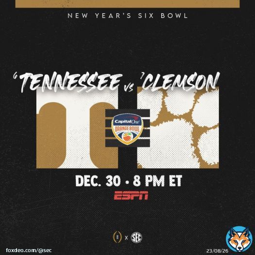 ???????????? ????????????????'???? ????????????   @Vol_Football   Clemson  @OrangeBowl   #ItJustMeansMore
