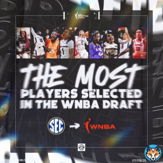 Pathway to the Pros.   The @SEC had 9 former players selected in the 2023 #WNBADraft &ndash; more than any other conference in the country.  #SECWBB x #ItJustMeansMore