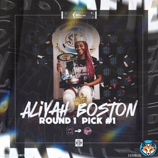 The Queen   With the No. 1 Overall Pick in the 2023 #WNBADraft, the @IndianaFever select @aa_boston!  #SECWBB x #ItJustMeansMore