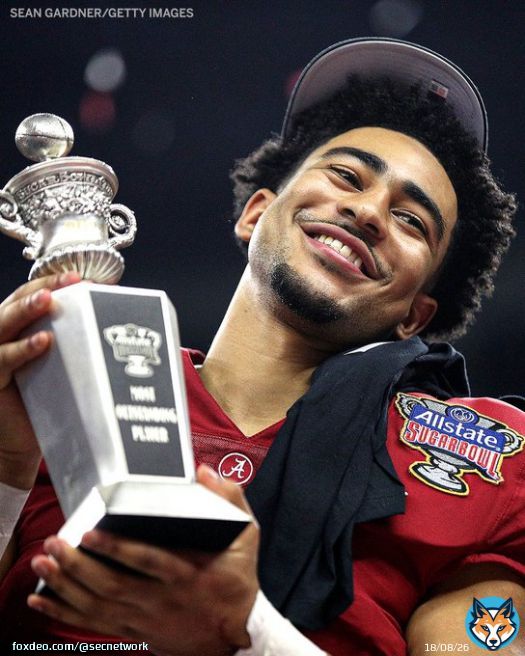 One of the greatest QBs in @AlabamaFTBL history:   First Bama QB to win Heisman Trophy  80 TD passes, second behind Tua Tagovailoa  8,356 Pass Yds, second behind A.J. McCarron  Bama single-game & single-season Pass Yds records  Bama single-seasonrecord for Pass TD (47)