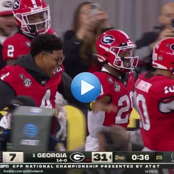 Nolan Smith is lovin' @GeorgiaFootball's performance