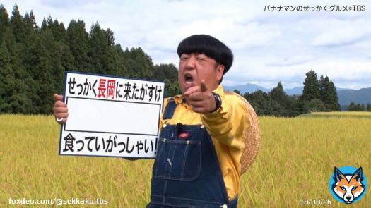 せっかくグルメまであと1時間  #日村さん は新潟県長岡市で新米を満喫 #平野紫耀 さんは埼玉県所沢市に降臨  ゲストは #横澤夏子 さん＆ #小芝風花 さん  は「#せっかくグルメ」  必見です  #バナナマン #設楽統 #日村勇紀 #KingandPrince   #クロサギ
