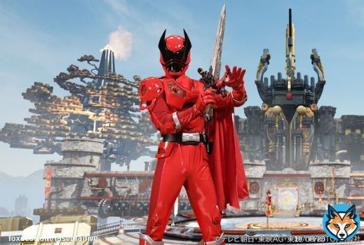 Here&rsquo;s the pics of them not in a collage. Kuwagata, Tombo, and Kamakiri Ohger first. Love that they&rsquo;re in front of their castles   #KingOhger #王様戦隊キングオージャー #キングオージャー