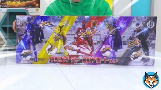 Box art for the Ohger Calibur and Kings Weapon Set is   #KingOhger #キングオージャー #王様戦隊キングオージャー