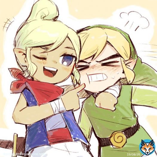 找不到饭吃 #Zelink #ゼルダの伝説 #リンゼル #風のタクト #thewindwaker