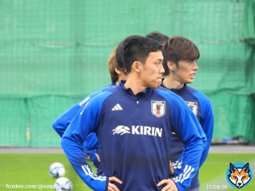遠藤航選手と碧の横顔  #遠藤航 #田中碧 #samuraiblue #daihyo #サッカー日本代表 #代表合宿