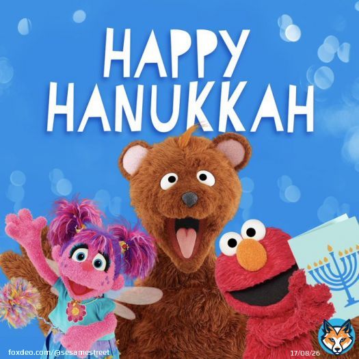 Happy Hanukkah from our street to yours! May your holiday be filled with peace, love and light!