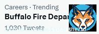Um, Twitter?  A Buffalo Fire Department firefighter lost his life in the line of duty today.  While I understand that BFD would be trending for that reason, it seems highly inappropriate that it would be doing so in the 'Careers' category.