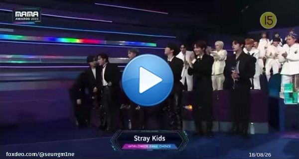 CONGRATULATIONS @Stray_Kids FOR WINNING 2022 MAMA WORLDWIDE FAN CHOICE AWARD