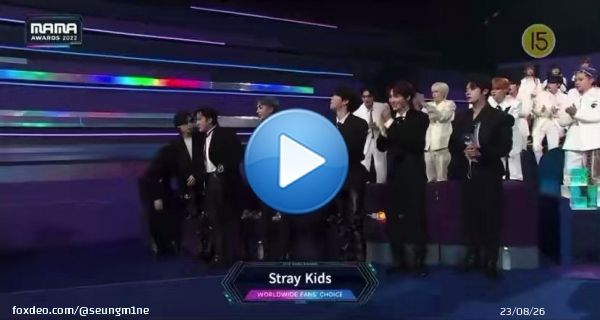 CONGRATULATIONS @Stray_Kids FOR WINNING 2022 MAMA WORLDWIDE FAN CHOICE AWARD