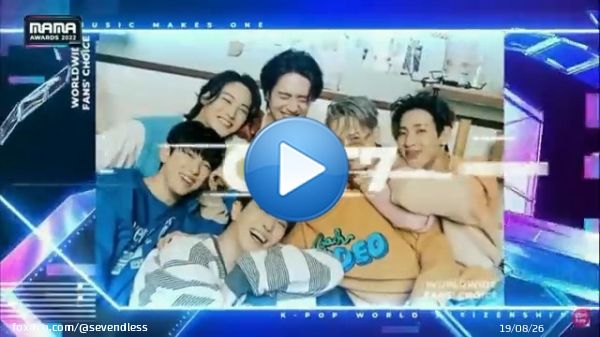GOT7 winning Worldwide Fans&rsquo; Choice at #MAMA2022 and invidual thank you messages from all members!  &ldquo;A perfect example of a K-Pop group. Team that shown strong teamwork.&rdquo;  #GOT7_NANANA #GOT7 #갓세븐 @GOT71:406,106 views