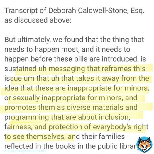 Groomer #librarians again telling people whatever it takes to fool people into keeping kids reading explicit materials the vast majority of people oppose in schools. #LibLearnX23 is training more groomers. Karma. Can&rsquo;t wait for karma.   #parenting #moms #dads #edchat