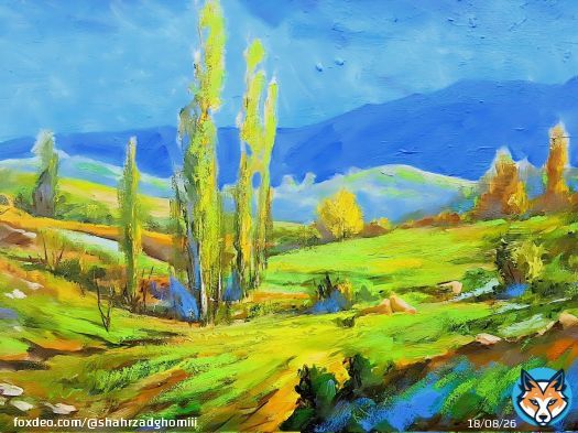 Sense of color in nature 4/1 2.50 @tezos Link   #NFTCommunity  #NFTCollection  #NFT  #artgallery  #artwork  #oilpainting  #NFT_Shill