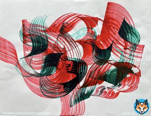 HiQuoteSepideh l NFTNYC@sepidehartworld·Dec 1, 2023BIRTH from abstract calligraphy paintings for Yalda night festival. 19/20 3 #tezos  On @objkkt Link   #Sepidehartworld  #NFT_Shill  #TheDale  #abstractpainting