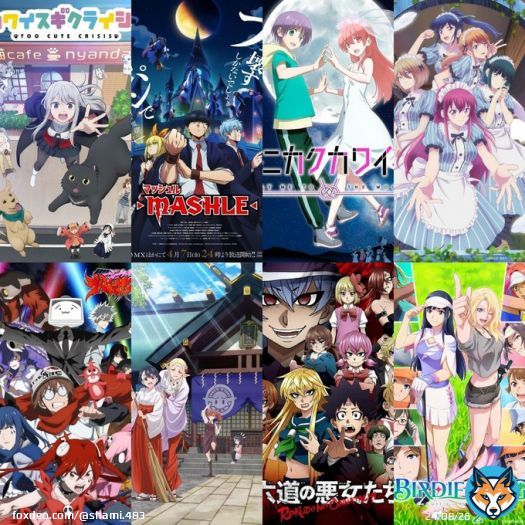 本日開始春アニメ カワイスギクライシス マッシュル トニカクカワイイ 女神のカフェテラス 魔法少女マジカルデストロイヤーズ 江戸前エルフ 六道の悪女たち BIRDIE WING #2023春アニメ