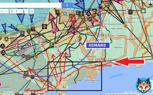 Трасса Мариуполь-Бердянск 80км заставлена грузовиками.   Вопрос: Может нужно туда стрельнуть,да Залужный?