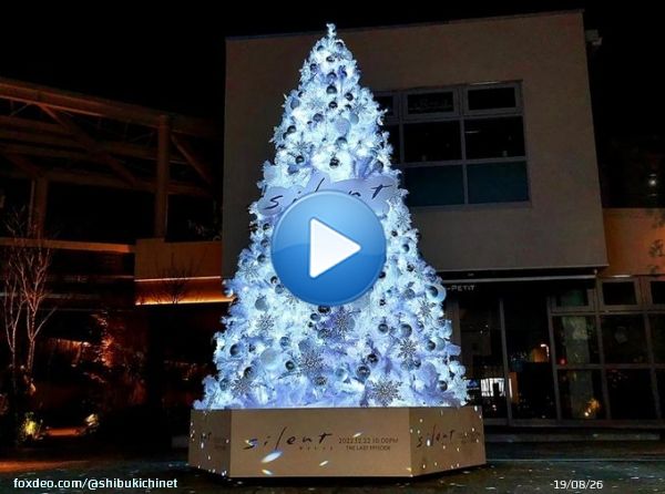 下北沢駅南西口広場にsilentのXmasツリーが登場しました！真っ白でキラキラ輝く大きなツリー。Xmasオーナメントには「THE LAST EPISODE」の文字が。モニター2台ではドラマシーンが放映されていましたツリー展示は12/25まで。 #silent #silentラストエピソード 詳細は&hellip;\u25bc