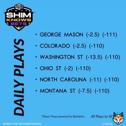6 #CBB plays today!  Love the slate today! Let&rsquo;s Sweep!!  Drop a like if you&rsquo;re tailing!   #GamblingTwitter #NBA #NCAAB #MarchMadness #draftkings #FanDuel