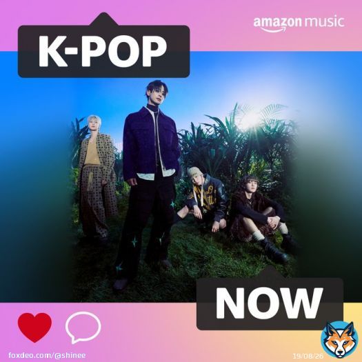 Check us out on the cover of @AmazonMusic K-POP NOW playlist and stream our new song 'HARD'  &nbsp; &nbsp;  #SHINee #샤이니 #HARD #SHINee_HARD