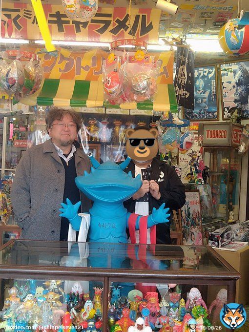 まさかトークショー前にも偶然お会い出来て&hellip; 本当にありがとうございました！  #樋口真嗣 監督 #新潟特撮上映会 #シン・ウルトラマン #シン・ゴジラ #はしもと玩具店 #カネゴン