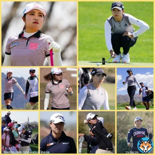 #LPGAドライブオン選手権 3日目スーパースティションマウンテンGCアリゾナ州渋野日向子は通算13アンダー7位。古江彩佳は通算12アンダー19位。笹生優花は通算10アンダー31位。  #ゴルフ #プロゴルファー花伝説\u2661