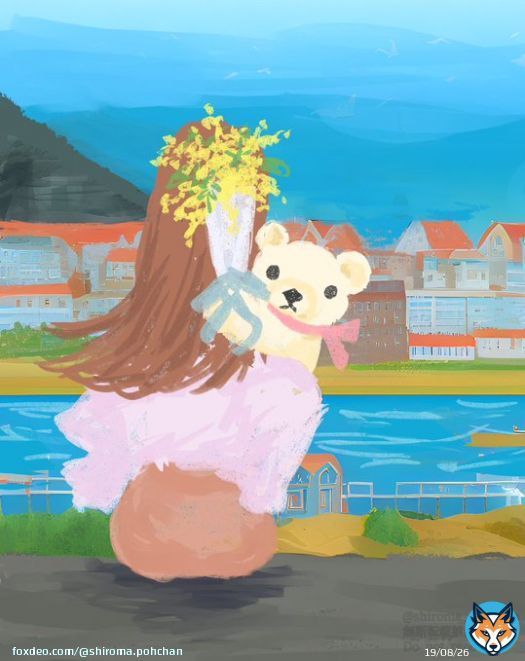 Love with the mimosa flower. #国際女性デー #InternationalWomansDay