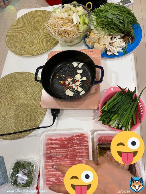 お鍋準備！