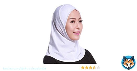 Lijun Womens Muslim Cotton Mini Hijab Kopftuch Vollfarbige Vollkappe Innenkappe Islamic Arab Wrap Schal Turban Hut Kopfbedeckung #Amazon