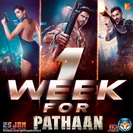 ONE WEEK FOR PATHAAN  BLOCKBUSTER PATHAAN TRAILER PATHAAN IS ON 25 JAN 2023  SHAH RUKH KHAN IN & AS PATHAAN . @iamsrk #ShahRukhKhan???? #SRK???? @deepikapadukone @TheJohnAbraham #SidharthAnand #Pathaan #KingKhan #Pathaanmovie #PathaanTrailer #Kin