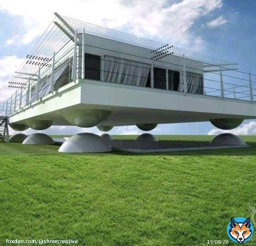 #Japan is working on developing a special technology that allows homes to rise above ground enough to protect the home in case of earthquakes!  Is this really doable?