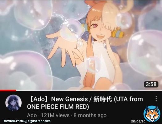 There's no way a song from a non canon One Piece movie is getting 100x more views than most hyped Naruto fight