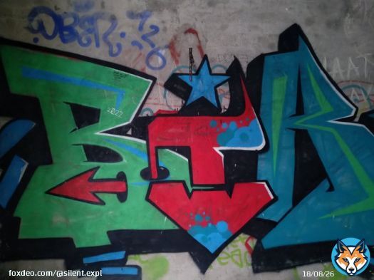 #graffiti in an #abandoned building in #Estonia