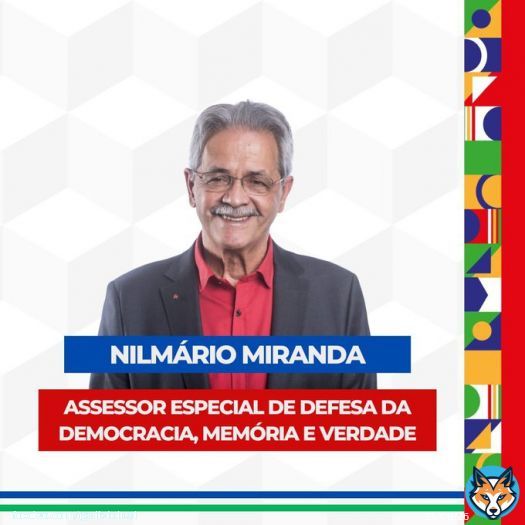 Nilm&aacute;rio Miranda ir&aacute; chefiar a Assessoria Especial de Defesa da Democracia, Mem&oacute;ria e Verdade. No primeiro mandato do presidente Luiz In&aacute;cio Lula da Silva (PT), Nilm&aacute;rio foi o primeiro Secret&aacute;rio Especial de Direitos Humanos, &agrave; &eacute;poca, com status ministerial