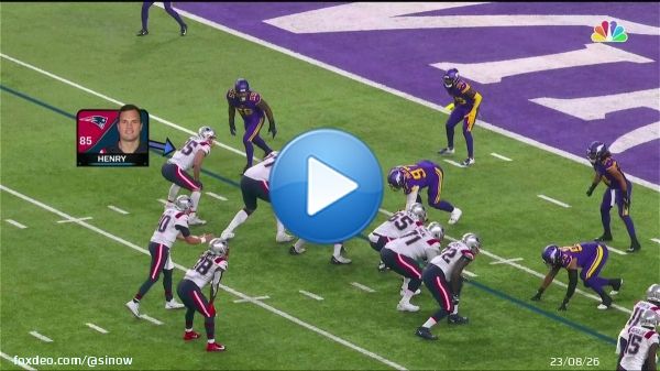This was ruled an 'incomplete pass'   Was Hunter Henry robbed?