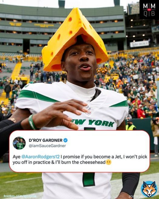 Sauce Gardner made hilarious promises to Aaron Rodgers if he joins the Jets