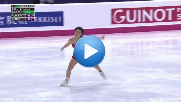 Kaori Sakamoto performed her free program &ldquo;Elastic Heart&rdquo; at GPF 2022-23 (pt.2)   #KaoriSakamoto #坂本花織