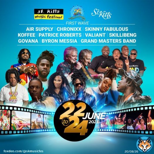 Retweet this! Tell the world that you&rsquo;ll be in St. Kitts in June for the 25th Edition of the St. Kitts Music Festival!   Who are you most excited to see?