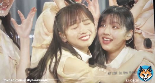 齊藤京子さんの愛に驚く渡邉美穂さん #渡邉美穂 #齊藤京子 #渡邉美穂卒業セレモニー