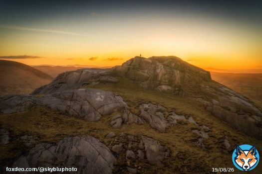 Another sunset in the Mountains.  #NorthernIreland #Ireland #mountains #landscapephotography #dji #drones @ThePhotoHour @DroneHour @StormHour