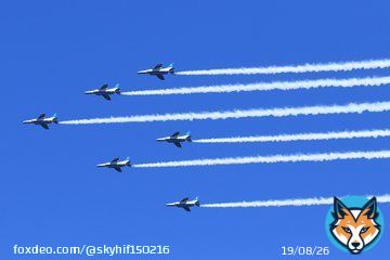 こんばんは、 素晴しい青空に、素晴らしいフライトでした。 #ブルーインパルス #松島基地 #栃木国体 #いちご一会とちぎ国体 #百里基地