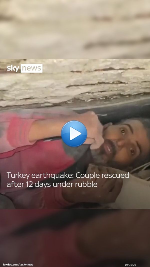 A couple and their son were rescued from under an apartment building in the Turkish city of Antakya more than 12 days on from a powerful earthquake. Sadly, the child later died