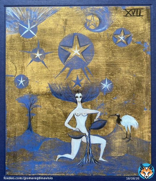 The Star Tarot card by surrealist artist Leonora Carrington, c.1955.