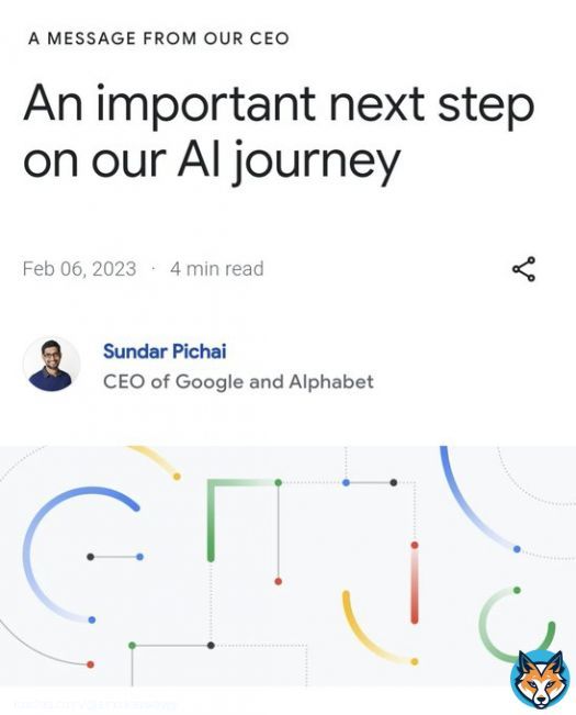 BREAKING: Google announces 'Bard', a new experimental conversational GoogleAI service powered by LaMDA. Coming soon.