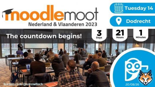 Warming up for MoodleMoot 23 in the Netherlands   The #MootNLVL23 is a perfect opportunity to share knowledge and experience about #elearning and @moodle LMS.  We will be there to contribute our bit of #proctoring