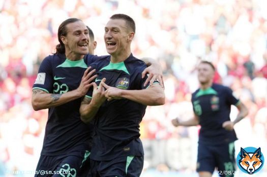 【Ｗ杯】岡山のオーストラリアFWデュークが初ゴール　J2所属の外国人選手の得点は初  ＼速報中／ W杯 チュニジアvs.豪州    選手情報 ミッチェル デューク    #FIFAワールドカップ  #FIFAWorldCup #fagiano