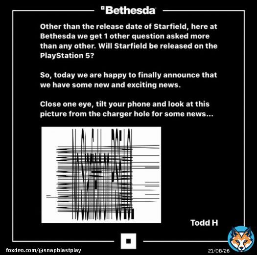 I can&rsquo;t believe we actually DID get a Starfield update today from Xbox / Bethesda after all
