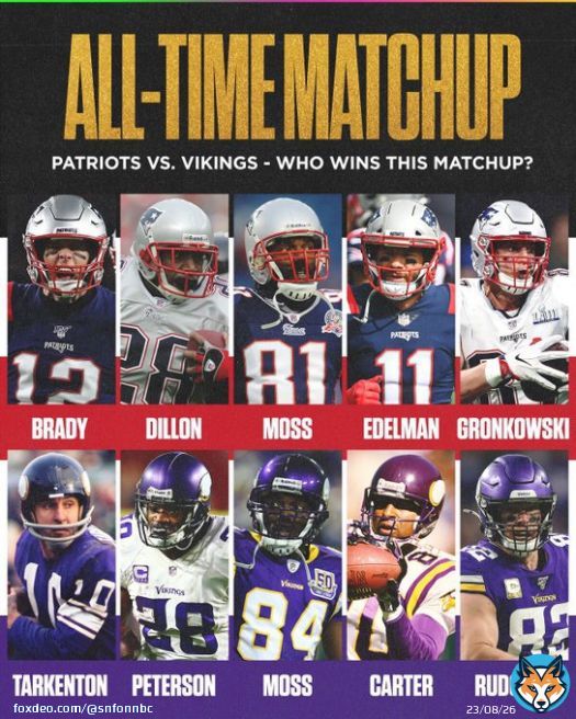 Which lineup are you rolling with?!  #ForeverNE | #SKOL